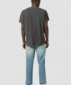 Hudson Jeans No Work No Check Straight Leg Crop Jean