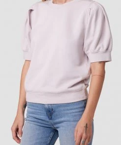 Hudson Jeans Sale Puff Sleeve Sweatshirt
