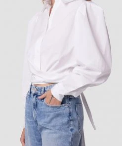 Hudson Jeans Wrap Poplin Button Up Shirt 13 Hudson Jeans Wrap Poplin Button Up Shirt