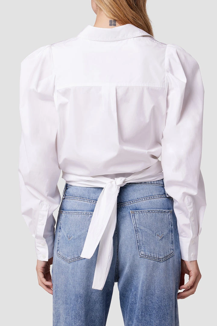 Hudson Jeans Wrap Poplin Button Up Shirt 7 Hudson Jeans Wrap Poplin Button Up Shirt