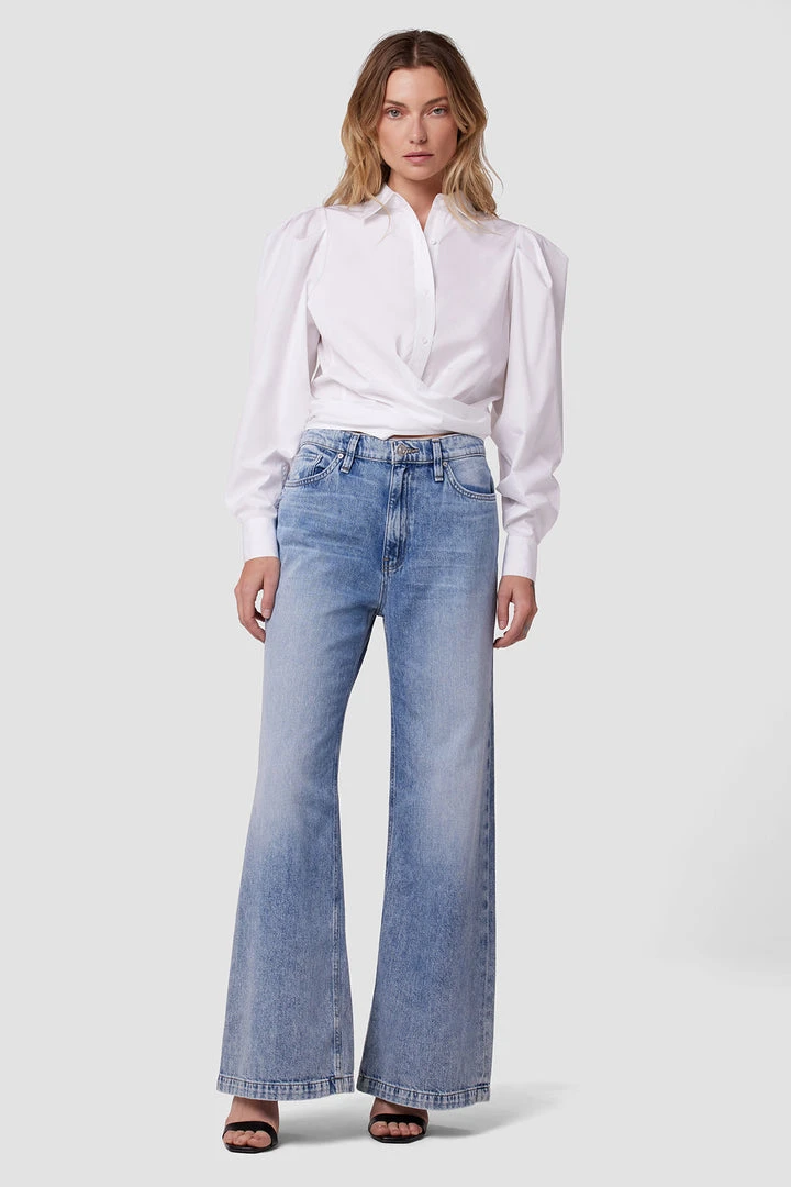 Hudson Jeans Wrap Poplin Button Up Shirt 9 Hudson Jeans Wrap Poplin Button Up Shirt