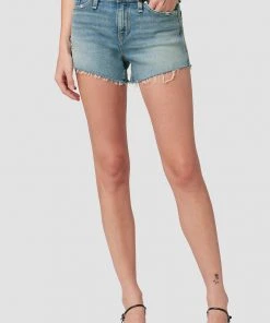 Hudson Jeans Gemma Mid-Rise Cut Off Short