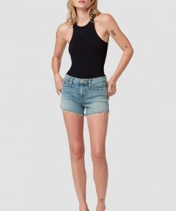 Hudson Jeans Gemma Mid-Rise Cut Off Short