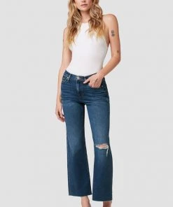 Hudson Jeans Rosie High-Rise Wide Leg Ankle Jean Women's