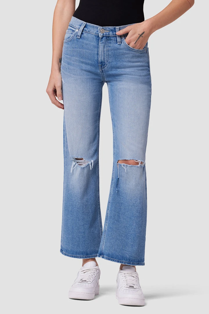 Hudson Jeans Rosie High-Rise Wide Leg Ankle Jean Women's 5 Hudson Jeans Rosie High-Rise Wide Leg Ankle Jean Women's
