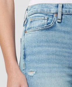 Hudson Jeans Holly High-Rise Straight Crop Jean 16 Hudson Jeans Holly High-Rise Straight Crop Jean