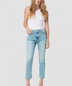 Hudson Jeans Holly High-Rise Straight Crop Jean 18 Hudson Jeans Holly High-Rise Straight Crop Jean
