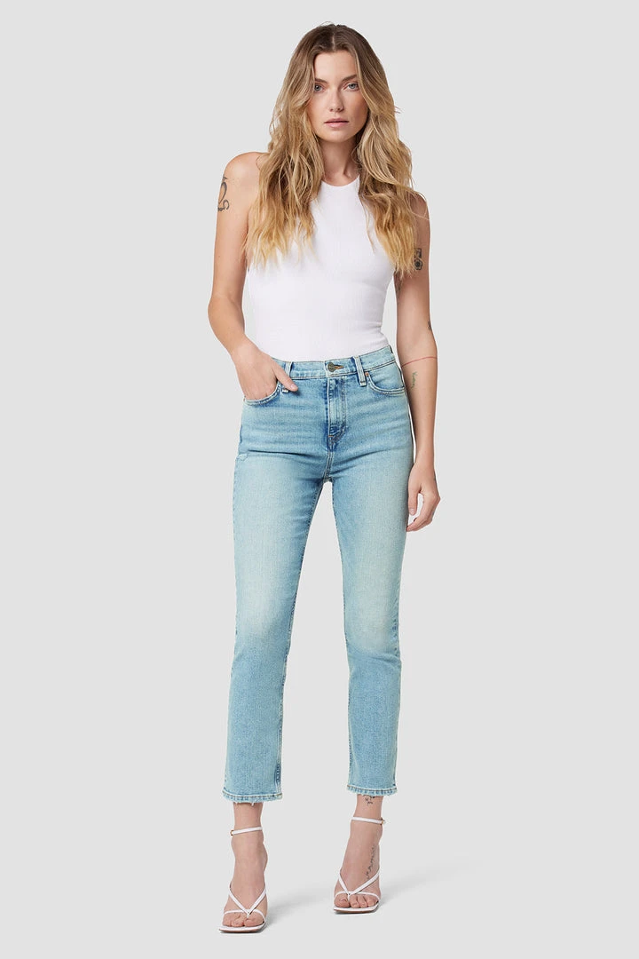 Hudson Jeans Holly High-Rise Straight Crop Jean 10 Hudson Jeans Holly High-Rise Straight Crop Jean